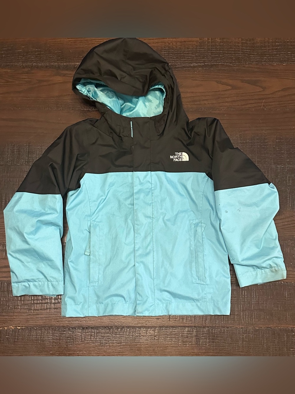 The North Face Toddler Kids Rain Shell Jacket Size 4T Blue / Black